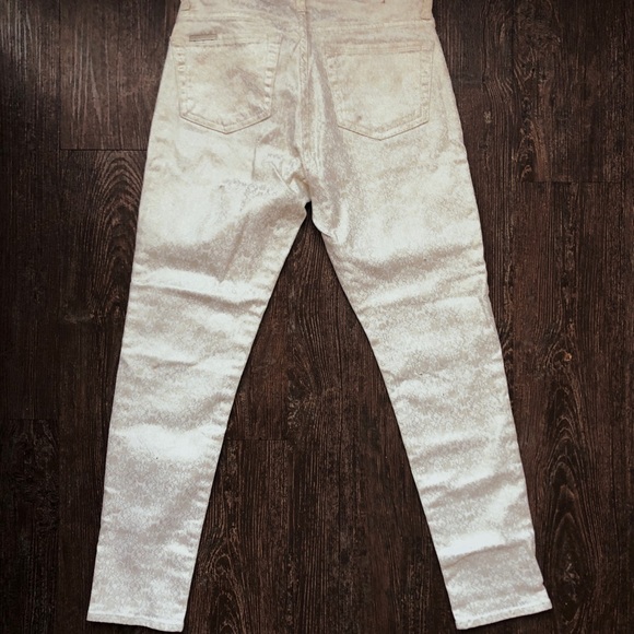 Rock and republic, white and gold jeans, 4 - Picture 3 of 4